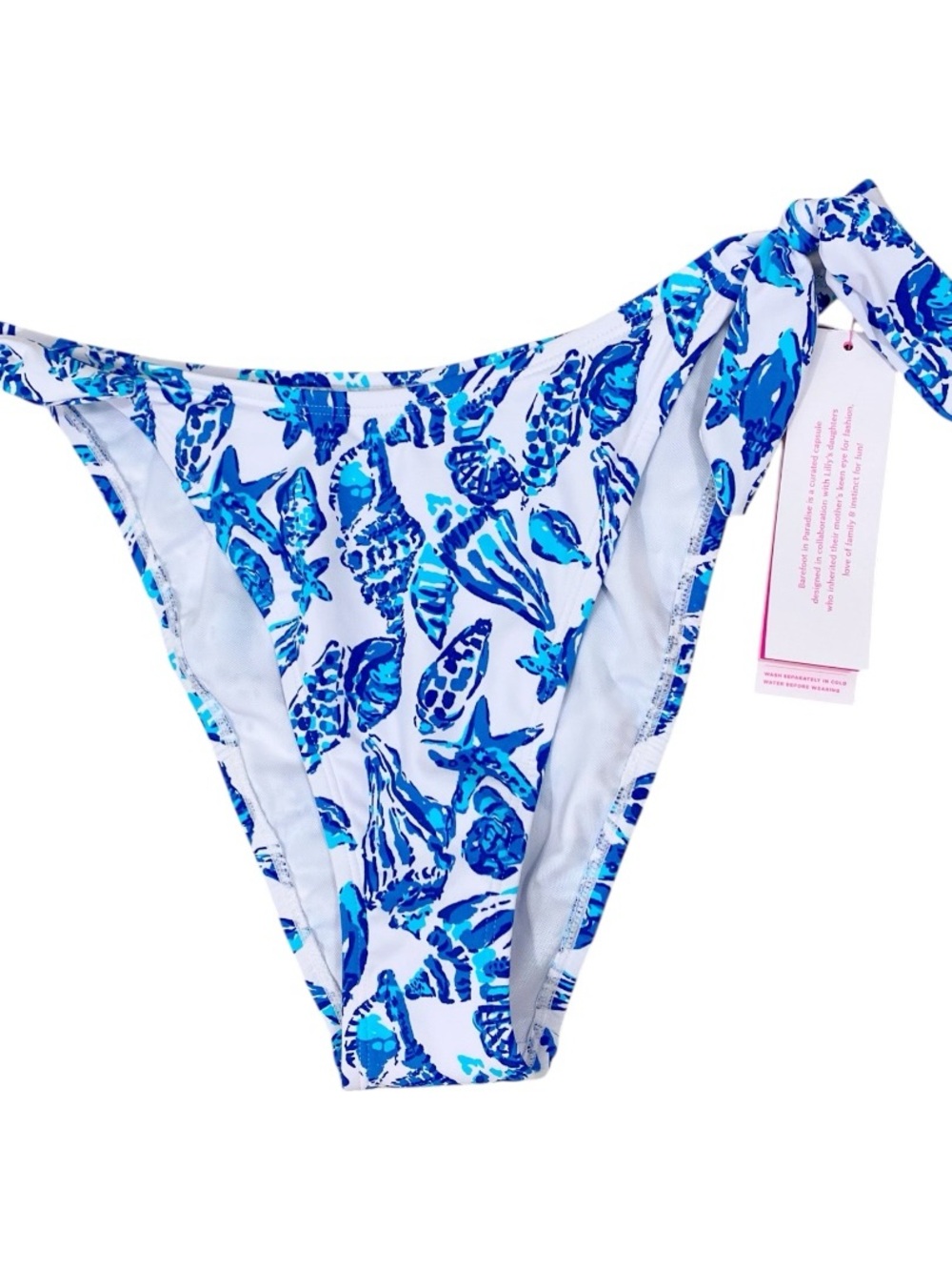 Lilly Pulitzer Roga Bikini Bottom Sz 12 Shell Collector Swim Beach - Picture 6 of 9